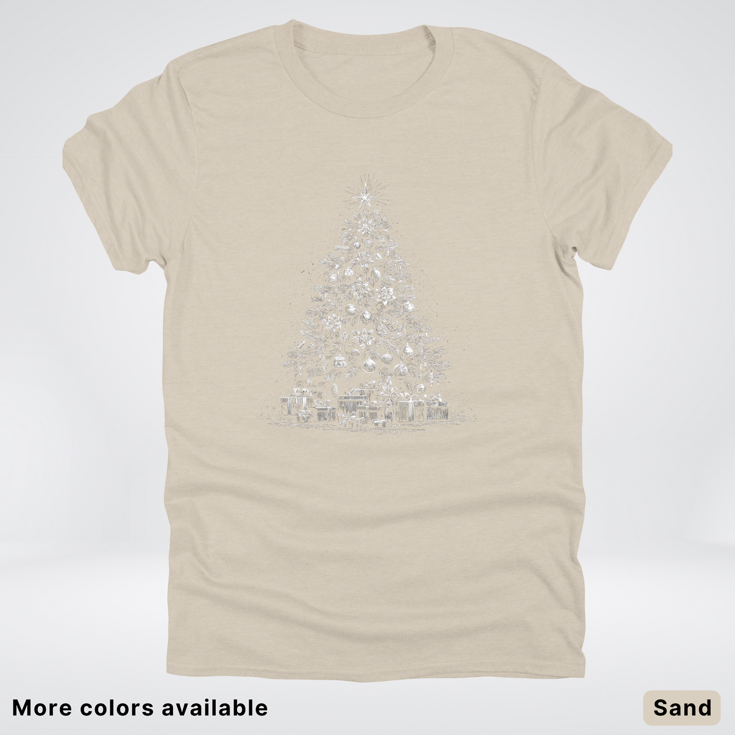 Classic Christmas Tree with Gifts - T-Shirt