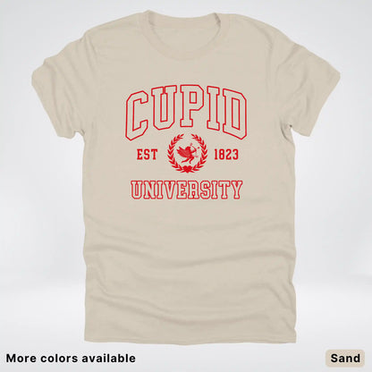 Cupid University Est 1823 - Red Design - T-Shirt