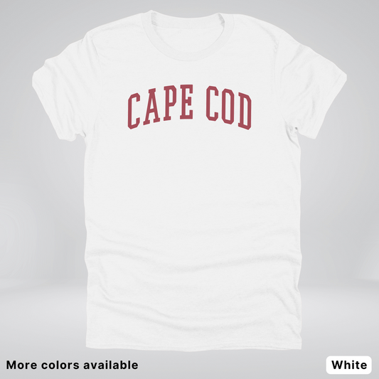 Cape Cod Destination - Red Design - T-Shirt