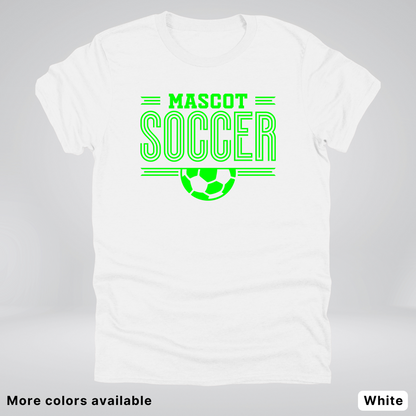 Custom Mascot – Green Design 21 - Soccer T-Shirt