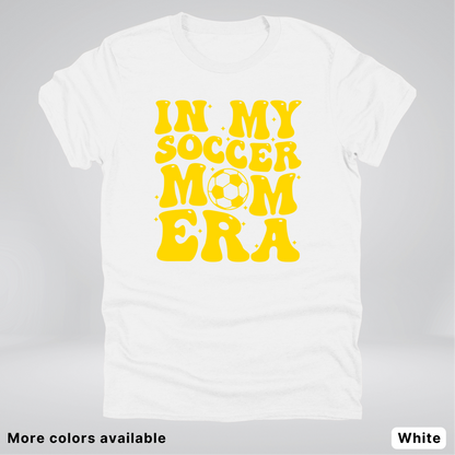 In My Soccer Mom Era – Gold Design - T-Shirt