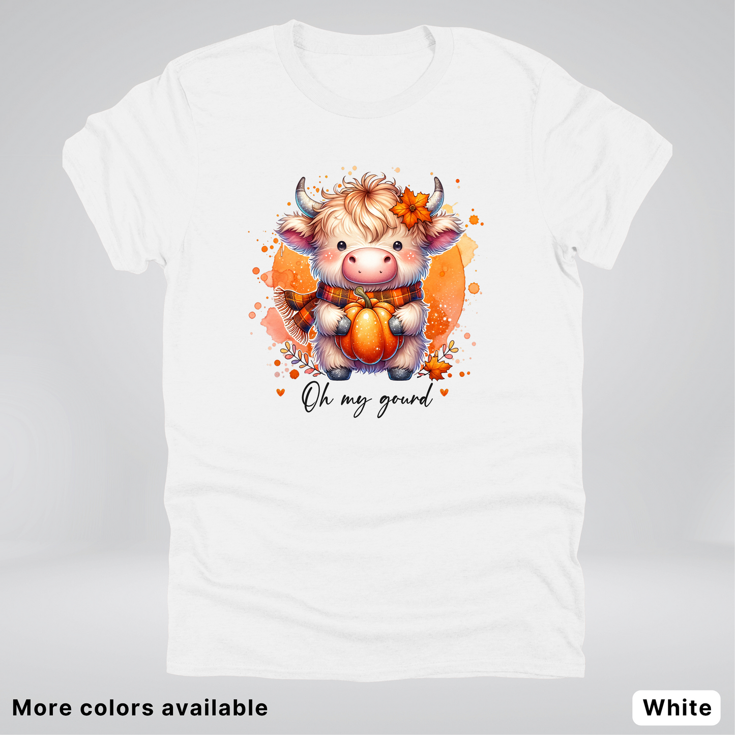 Oh My Gourd Small Cow Calf Pumpkin - T-Shirt