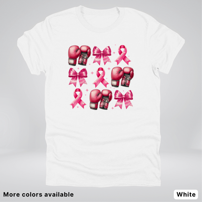 Boxing Coquette Pink Ribbon Pink Out - T-Shirt