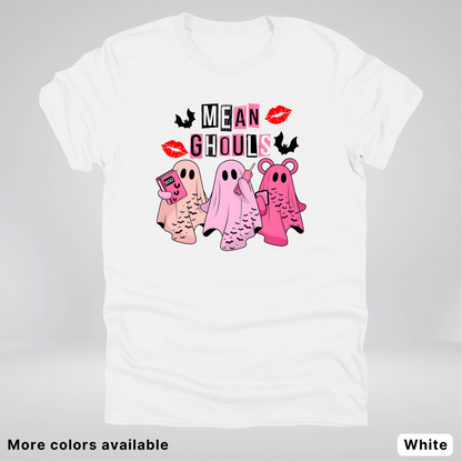 Mean Ghouls Pink Ghosts - T-Shirt