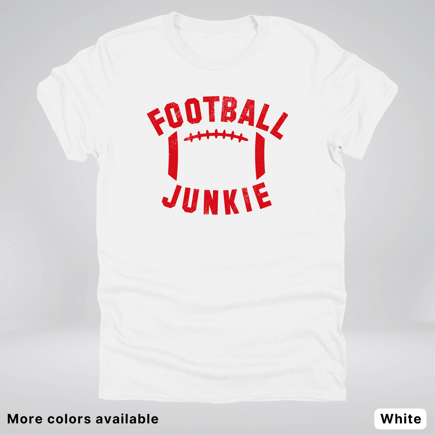 Football Junkie – Red Design - T-Shirt