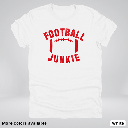 Football Junkie – Red Design - T-Shirt