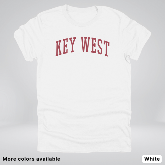 Key West Destination - Red Design - T-Shirt