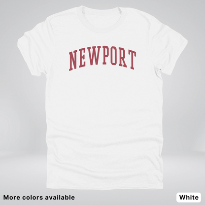Newport Destination - Red Design - T-Shirt