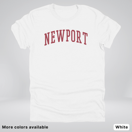 Newport Destination - Red Design - T-Shirt
