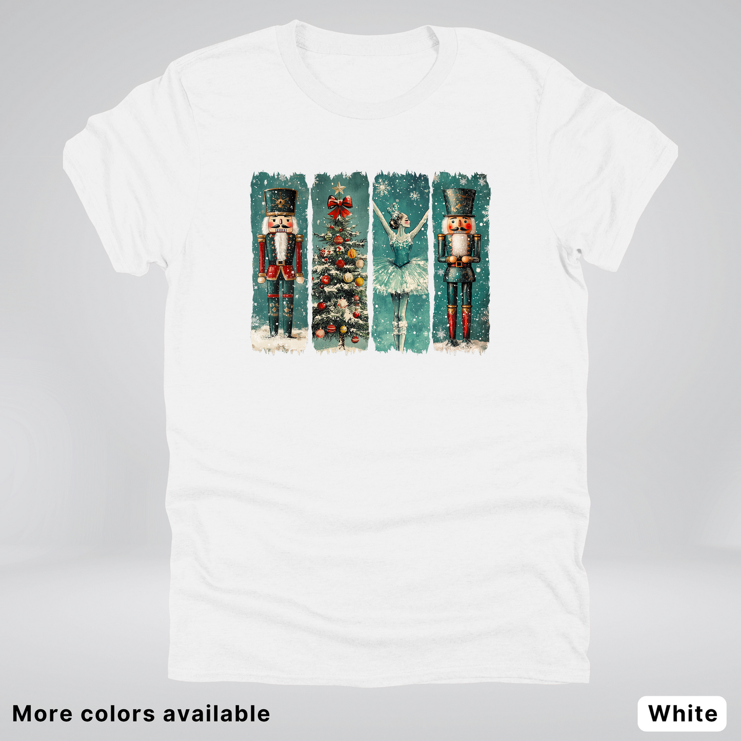 Vintage Nutcracker Ballet Panel - T-Shirt