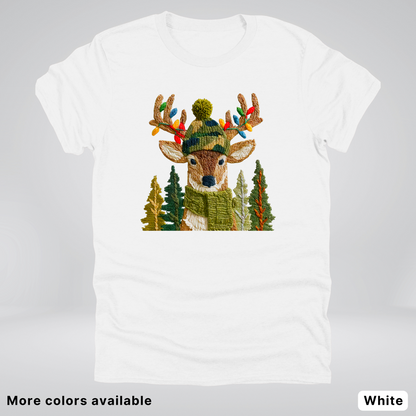 Ornament Antler Reindeer Hook Yard Faux - T-Shirt