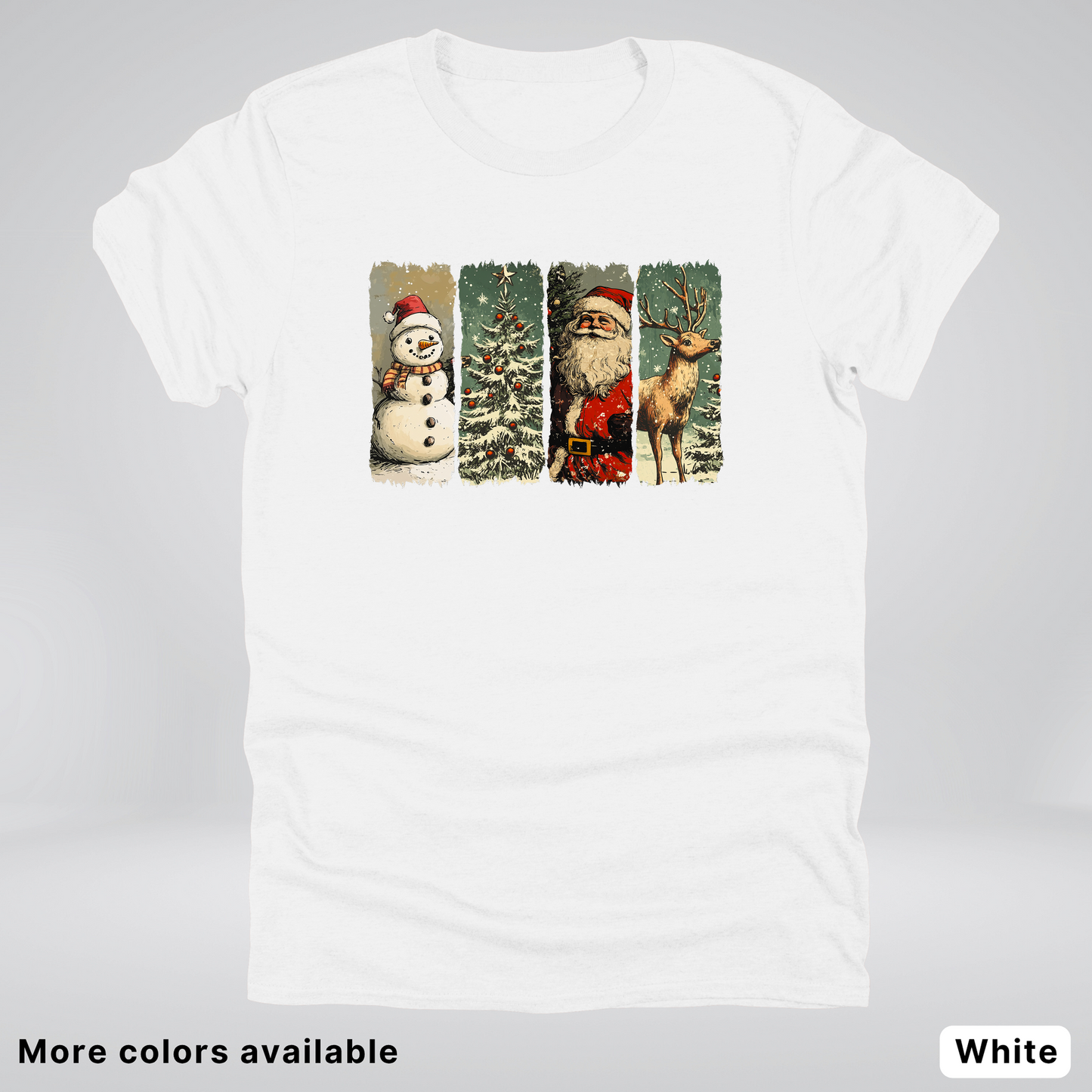 Classic Christmas Strip Art - T-Shirt
