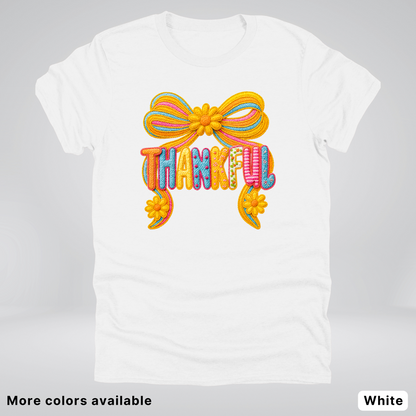 Thankful Crochet Style Fall - T-Shirt