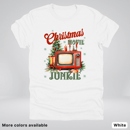Vintage Christmas Movie Lover - T-Shirt