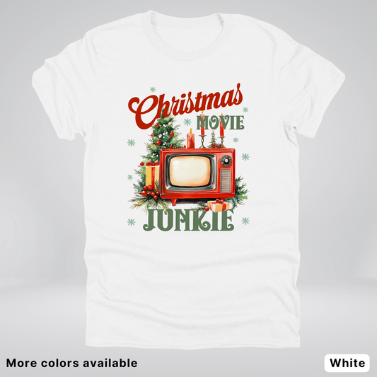 Vintage Christmas Movie Lover - T-Shirt