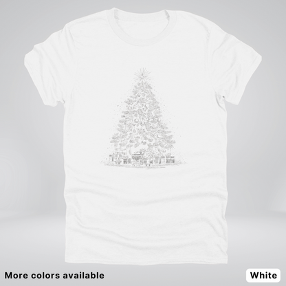 Classic Christmas Tree with Gifts - T-Shirt