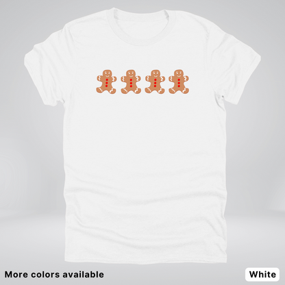 4 Gingerbread Men - T-Shirt