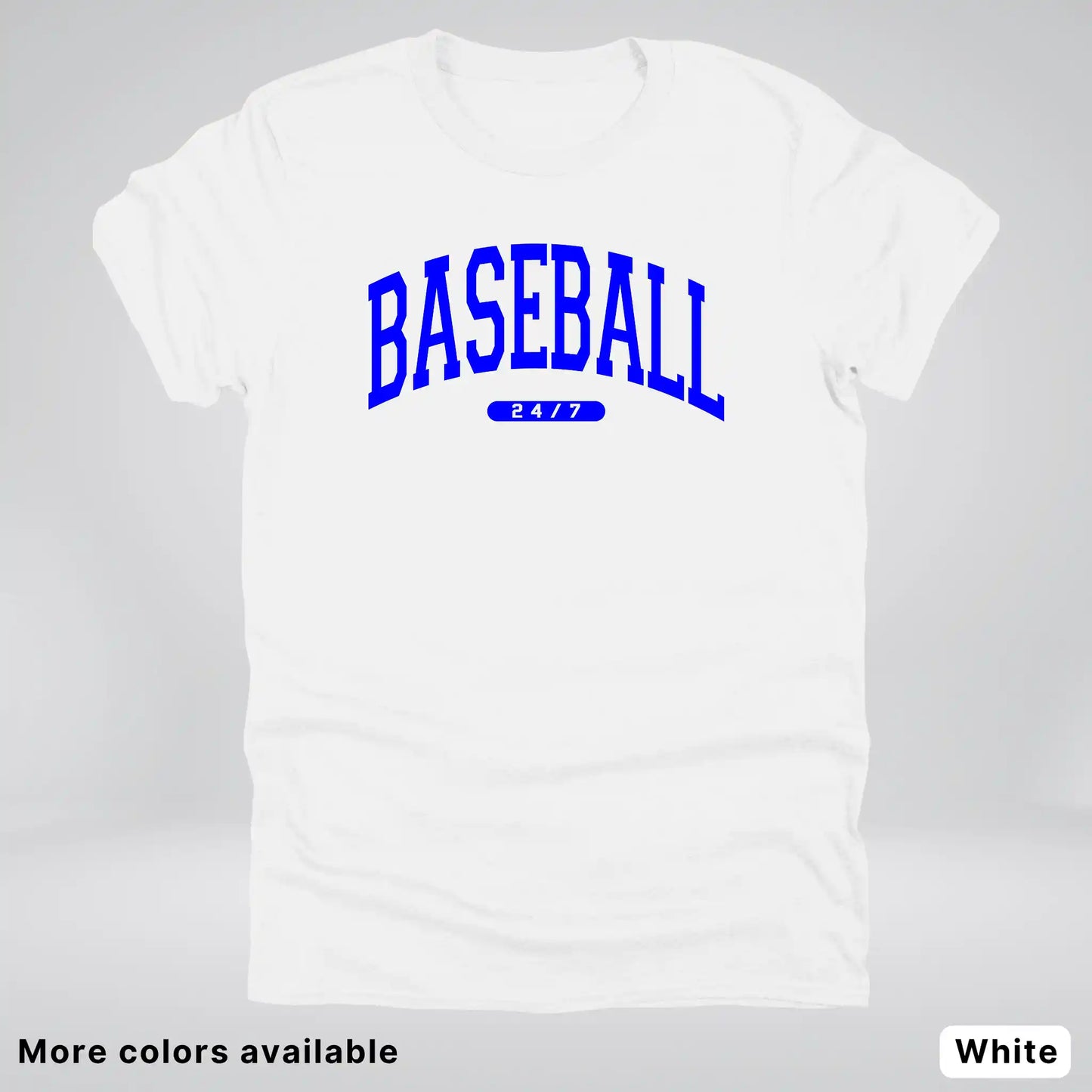 Baseball 24/7 – Blue Design - T-Shirt