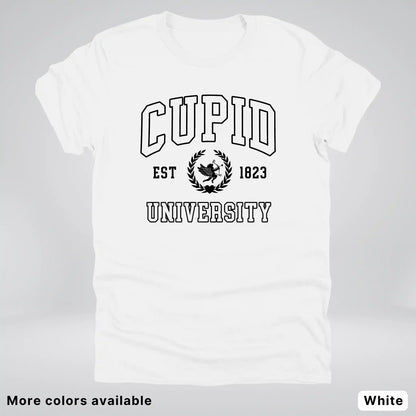 Cupid University Est 1823 - Black Design - T-Shirt