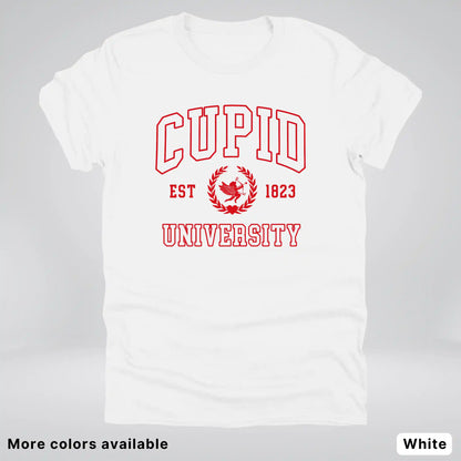 Cupid University Est 1823 - Red Design - T-Shirt