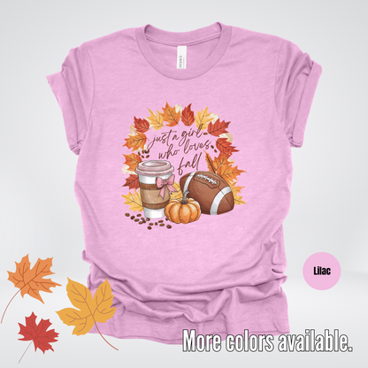 Just A Girl Who Loves Fall T-Shirt