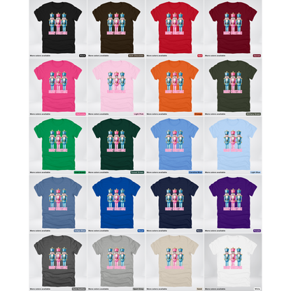 Merry Christmas Pastel Nutcrackers - T-Shirt