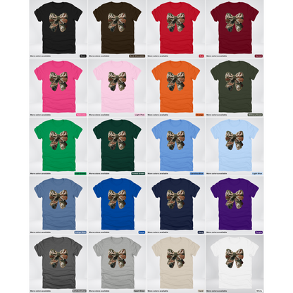 Woodland Winter Bow Hook Yard Faux - T-Shirt