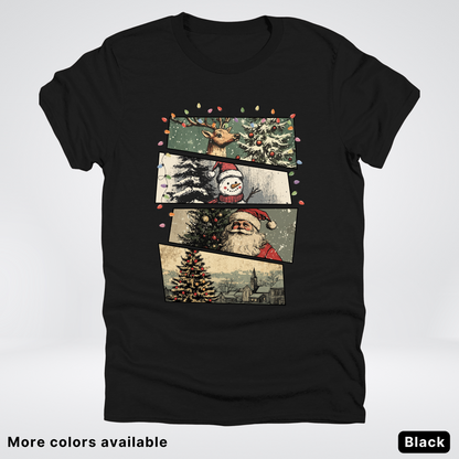 Retro Holiday Collage - T-Shirt