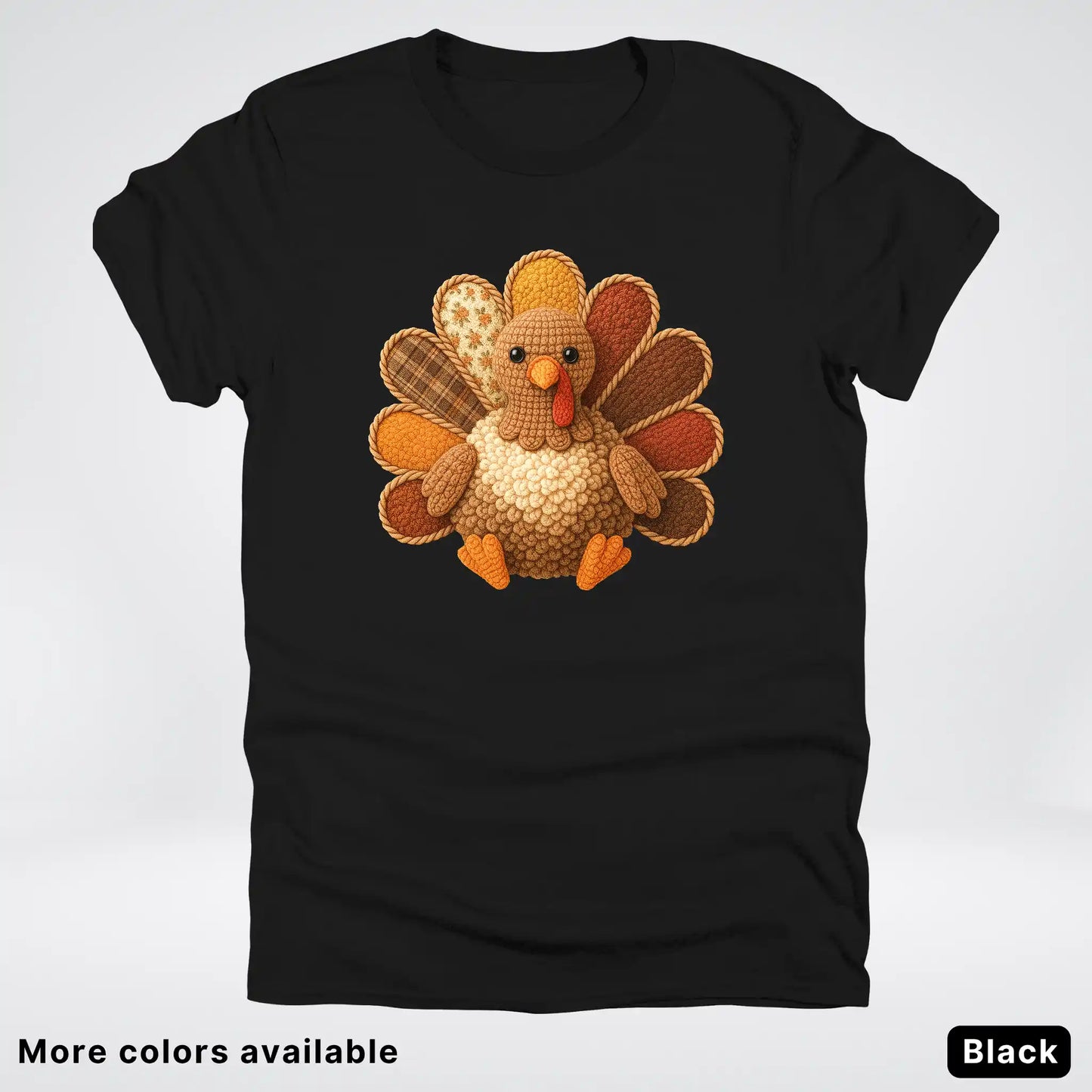 Fall Turkey Hook Yard Faux T-Shirt