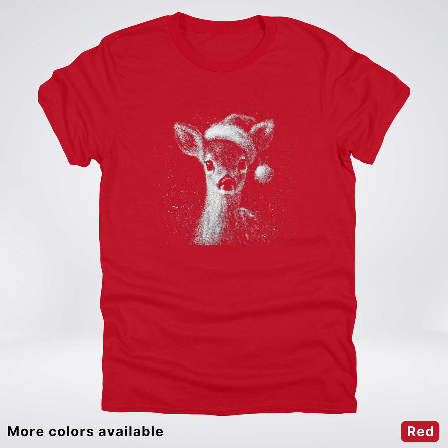 Vintage Christmas Deer - T-Shirt