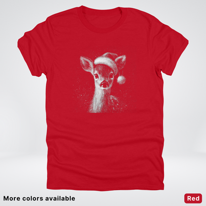 Vintage Christmas Deer - T-Shirt
