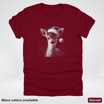 Vintage Christmas Deer - T-Shirt