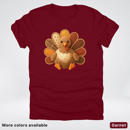 Fall Turkey Hook Yard Faux T-Shirt