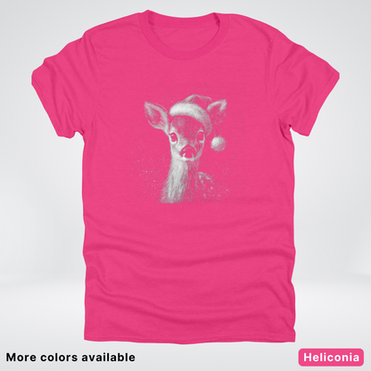 Vintage Christmas Deer - T-Shirt