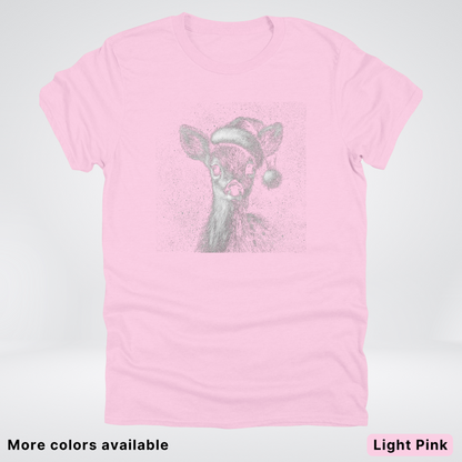 Vintage Christmas Deer - T-Shirt