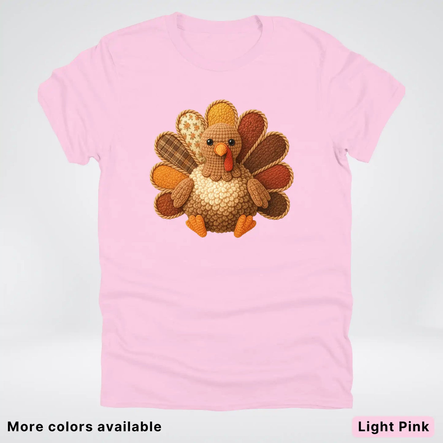 Fall Turkey Hook Yard Faux T-Shirt