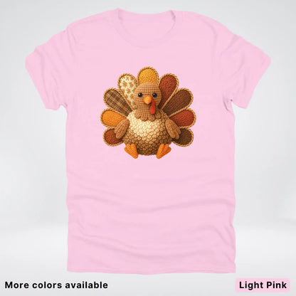 Fall Turkey Hook Yard Faux T-Shirt