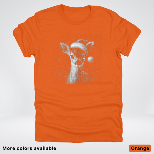Vintage Christmas Deer - T-Shirt