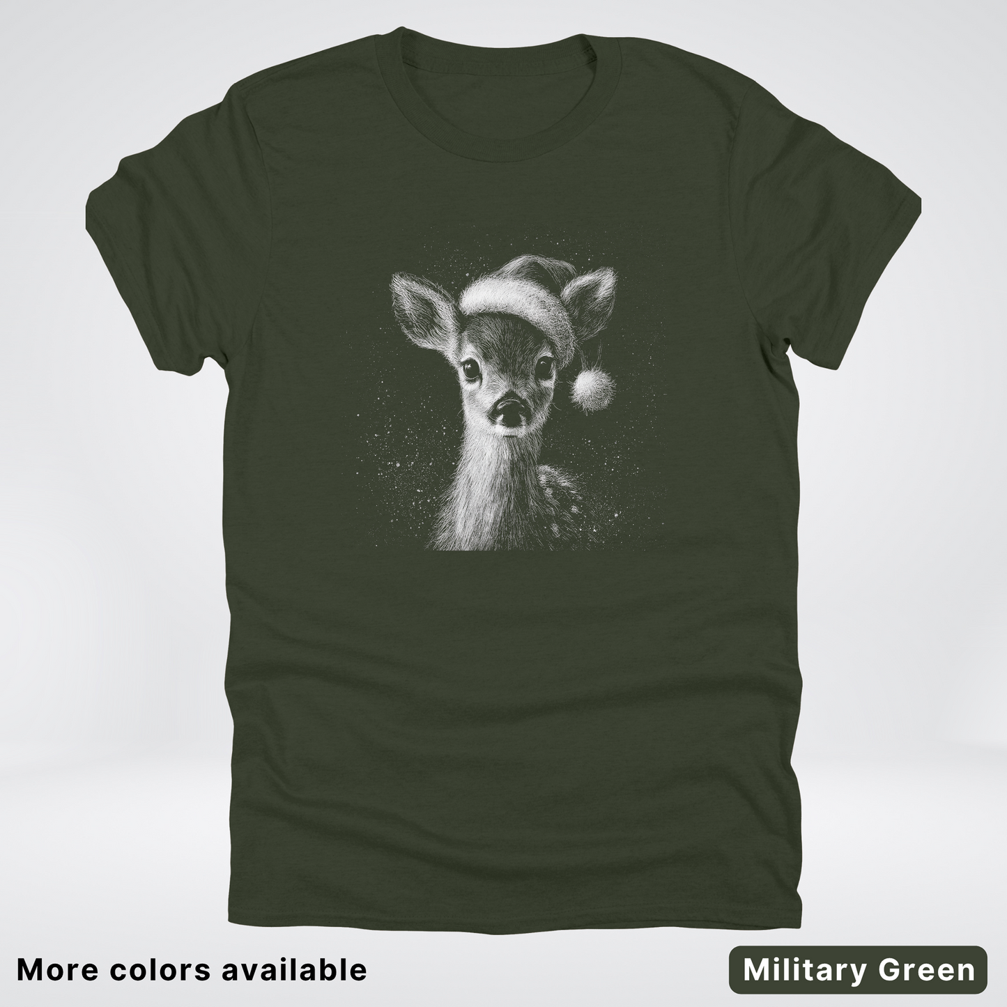 Vintage Christmas Deer - T-Shirt