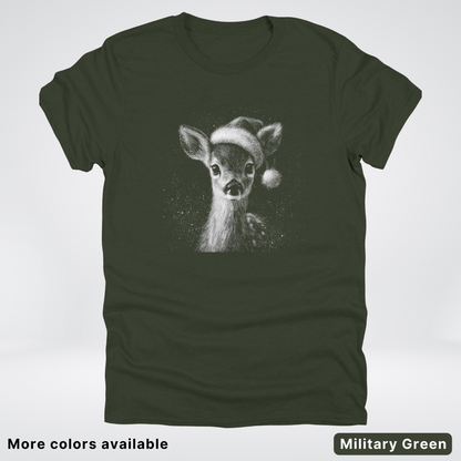 Vintage Christmas Deer - T-Shirt