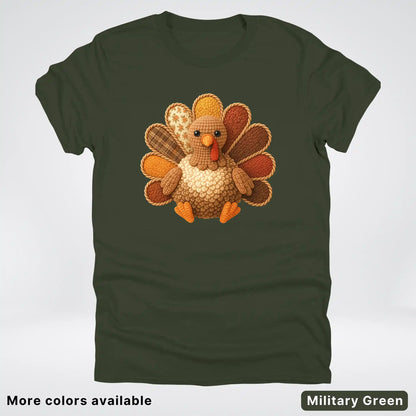 Fall Turkey Hook Yard Faux T-Shirt