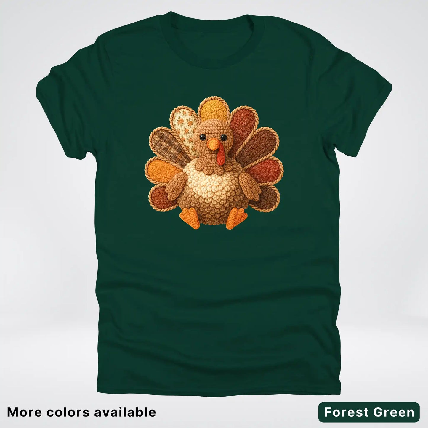 Fall Turkey Hook Yard Faux T-Shirt