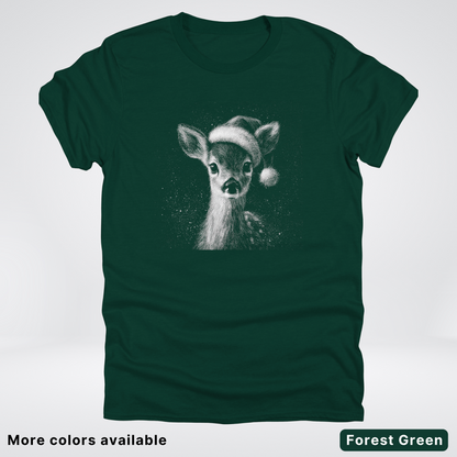 Vintage Christmas Deer - T-Shirt