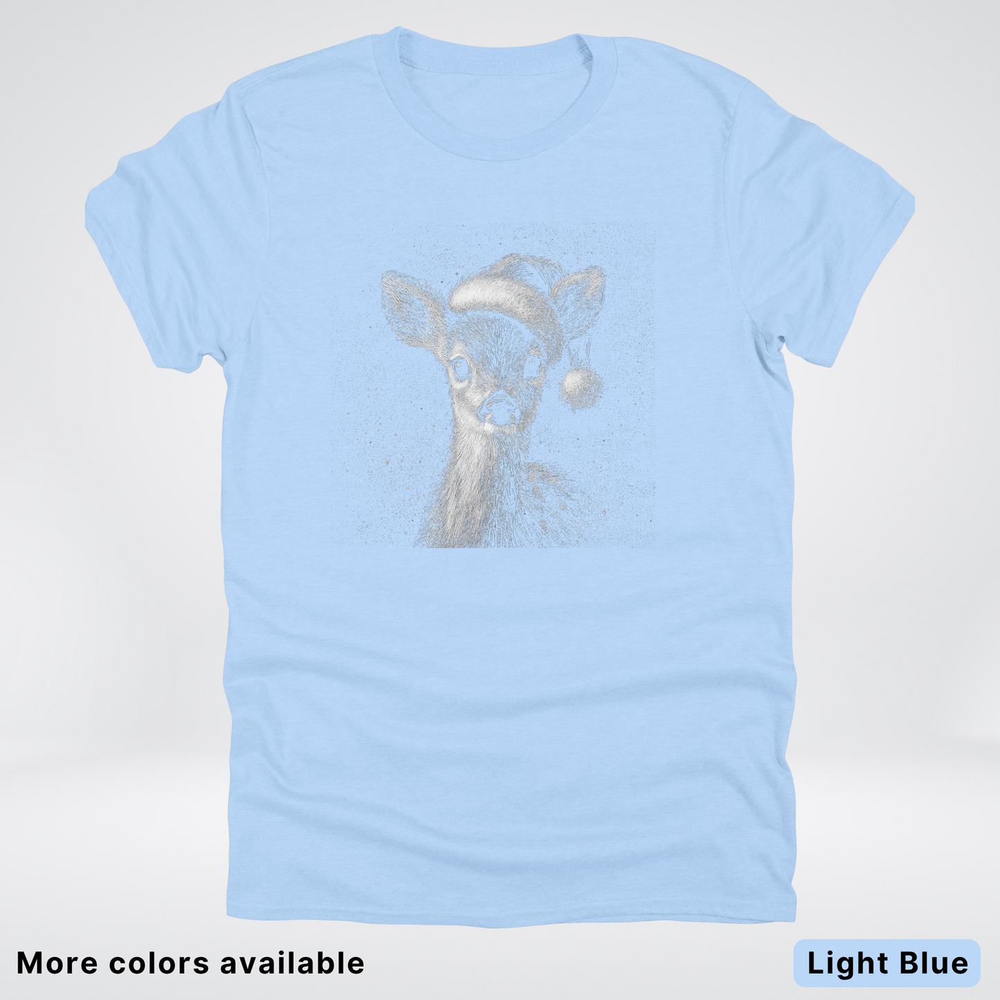 Vintage Christmas Deer - T-Shirt
