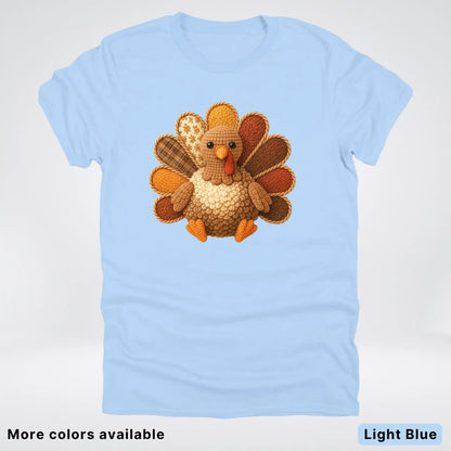 Fall Turkey Hook Yard Faux T-Shirt