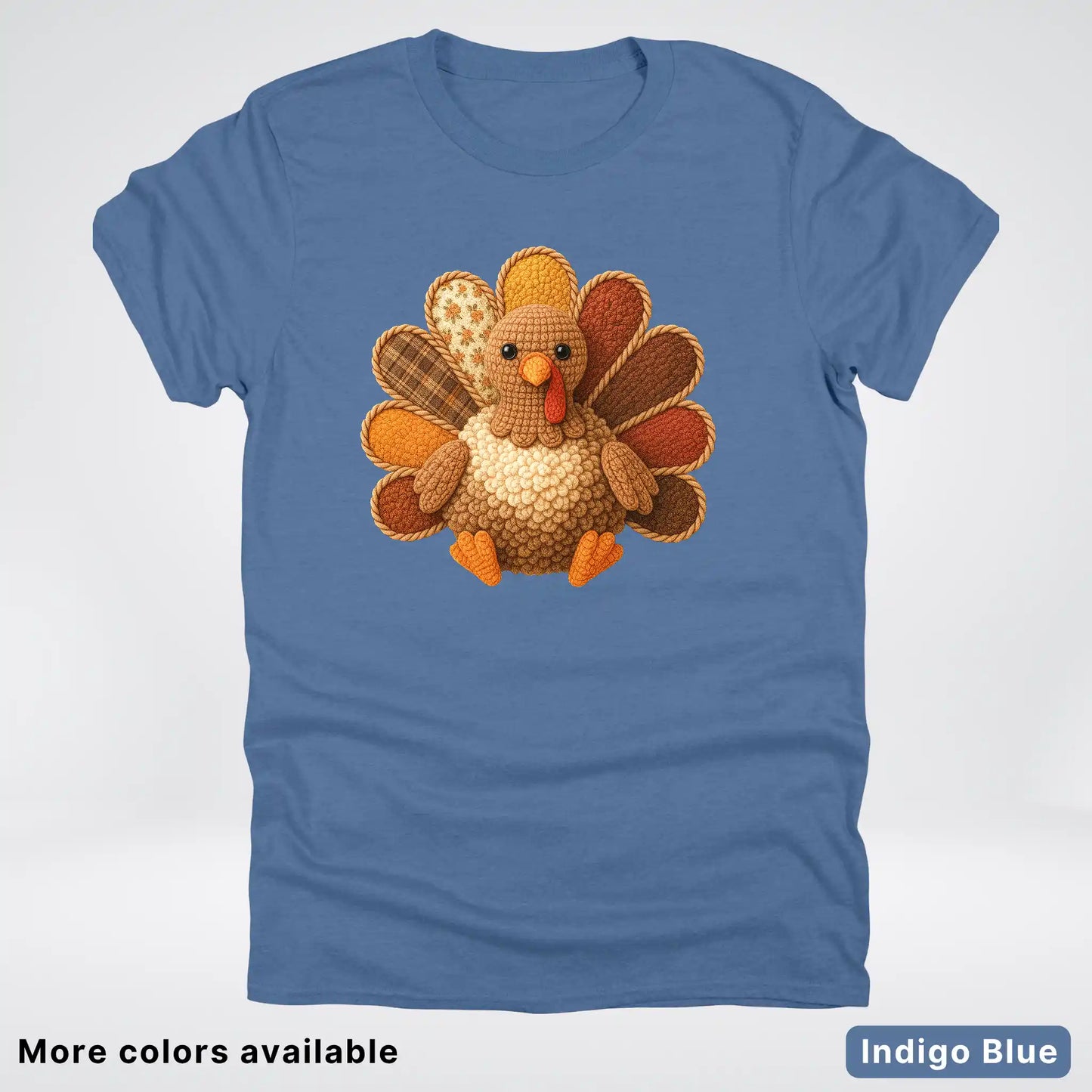 Fall Turkey Hook Yard Faux T-Shirt