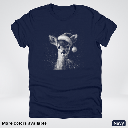 Vintage Christmas Deer - T-Shirt