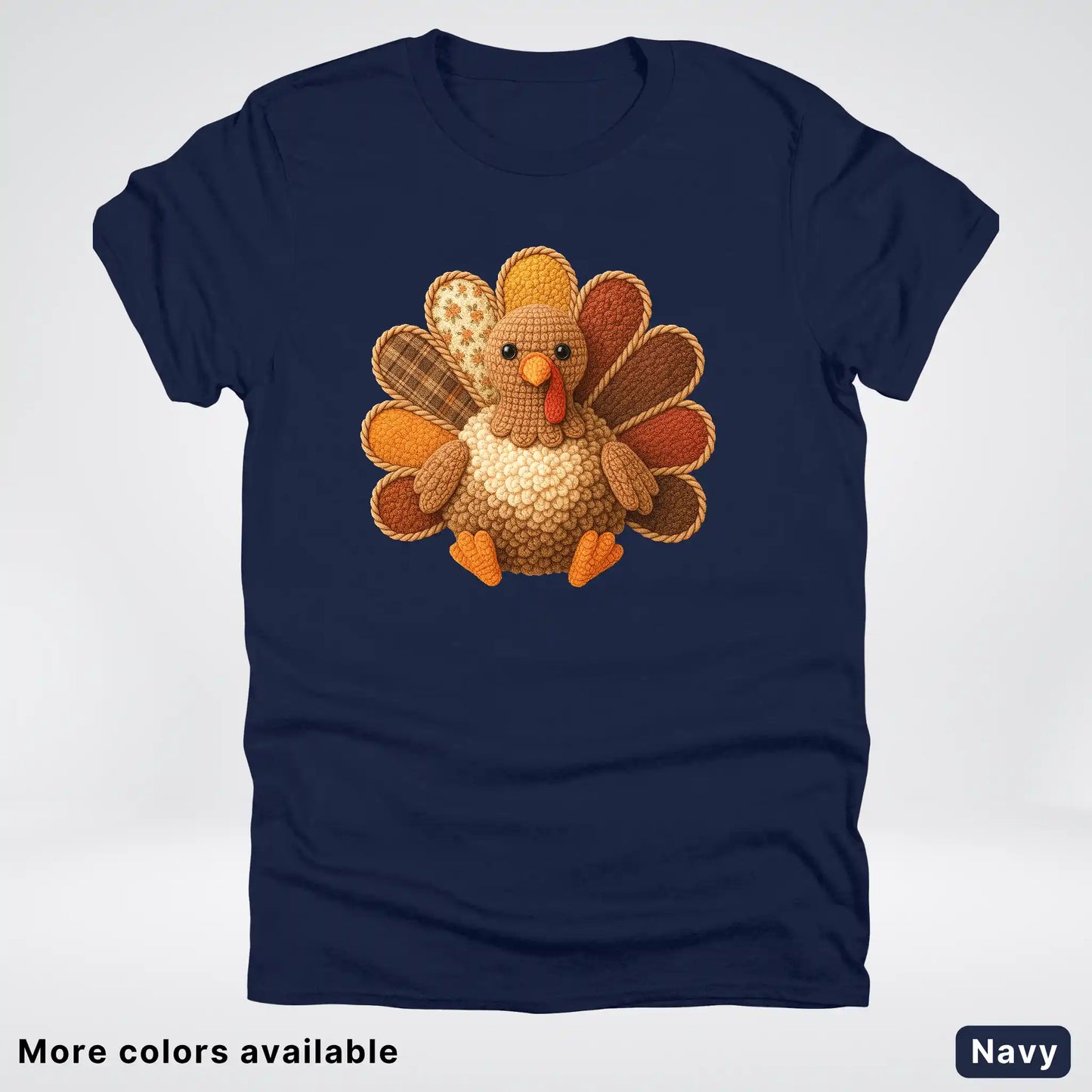 Fall Turkey Hook Yard Faux T-Shirt