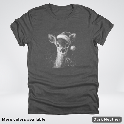 Vintage Christmas Deer - T-Shirt