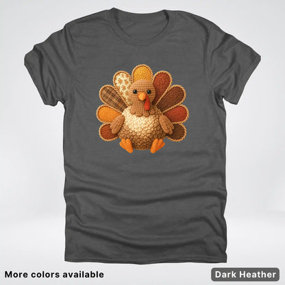 Fall Turkey Hook Yard Faux T-Shirt